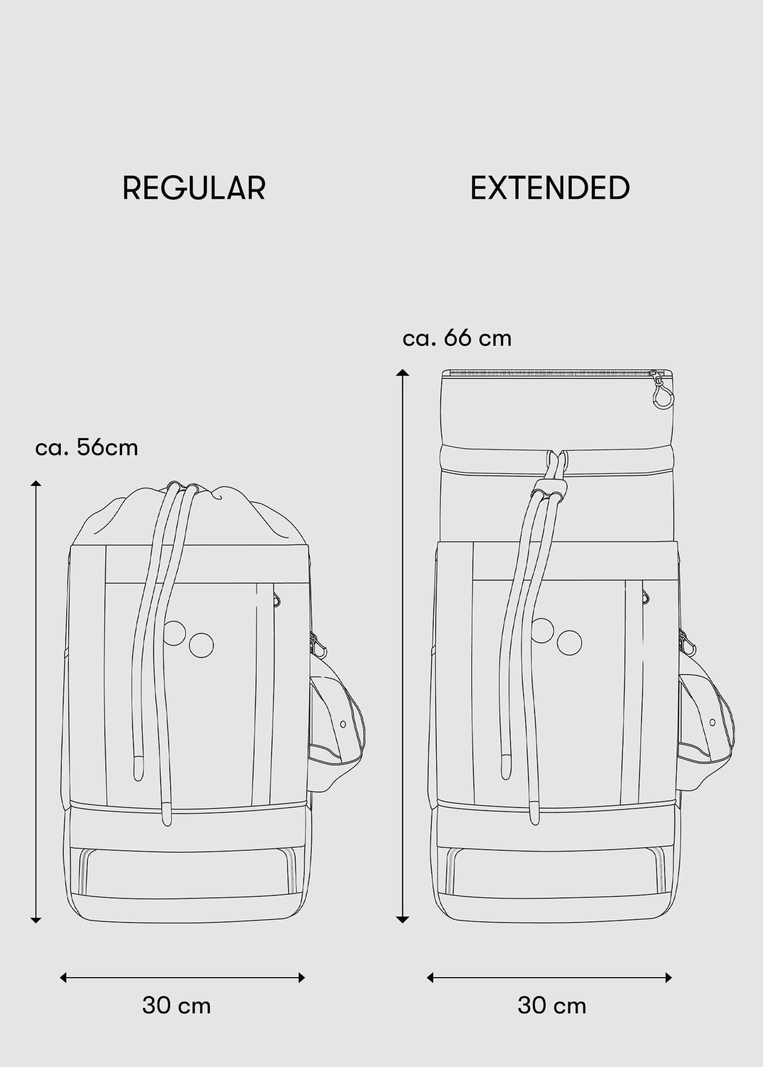 Blok Medium Rooted Black