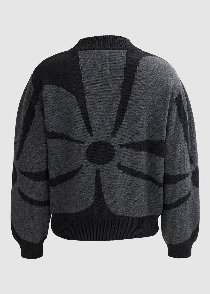 Jacquardstrick-Pullover