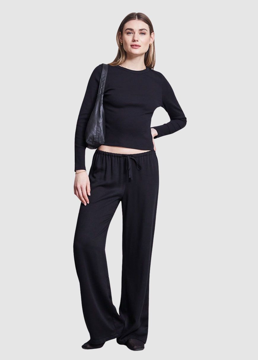 Mid Rise Loose Pants Strath