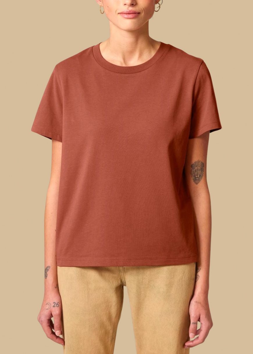 GXB-STTW172-HERITAGEBROWN-03.jpg Classic T-Shirt Woman Heritage Brown