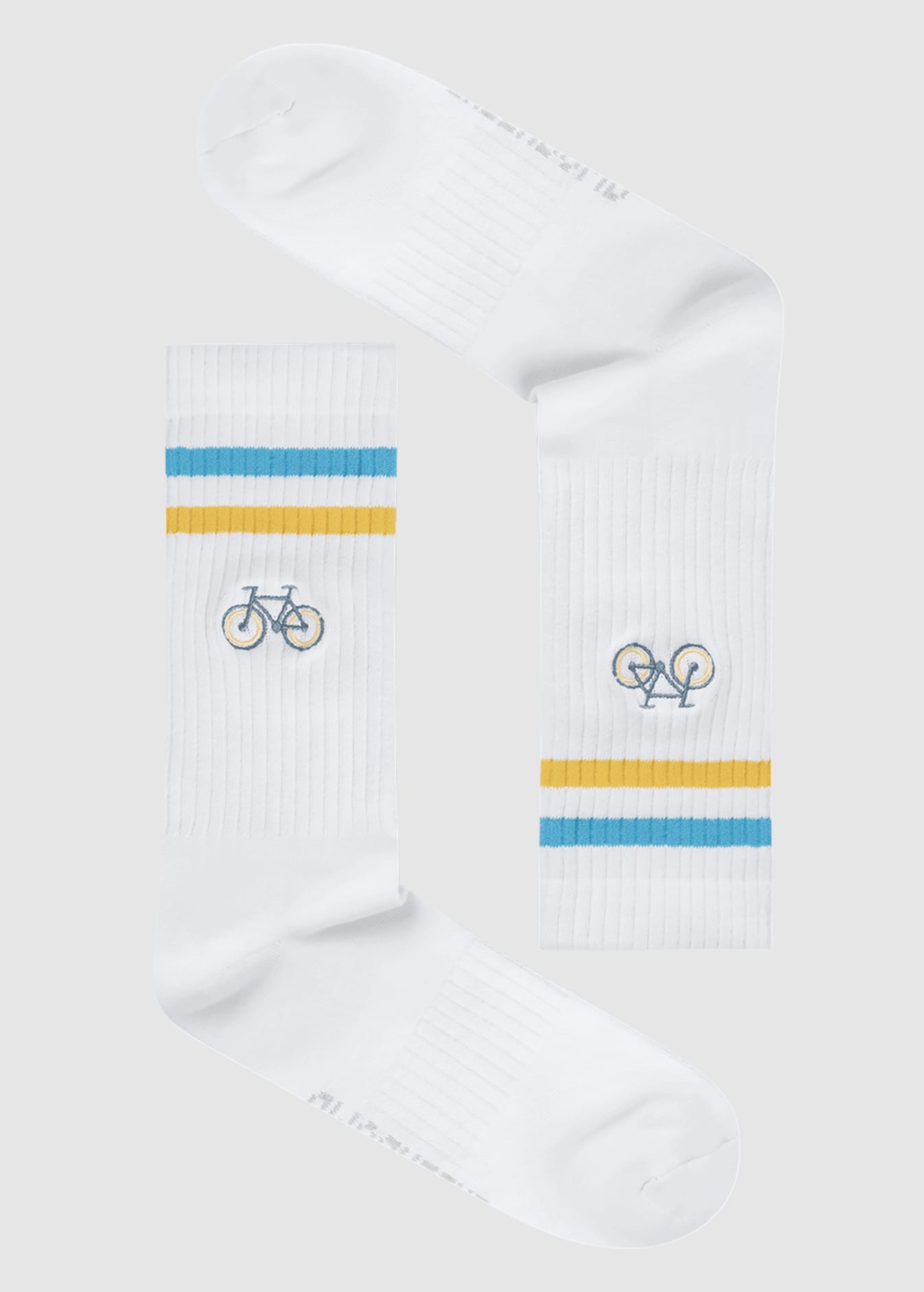 greenbomb-bike-loop-socks-white-1.jpeg Bike Loop Socks White