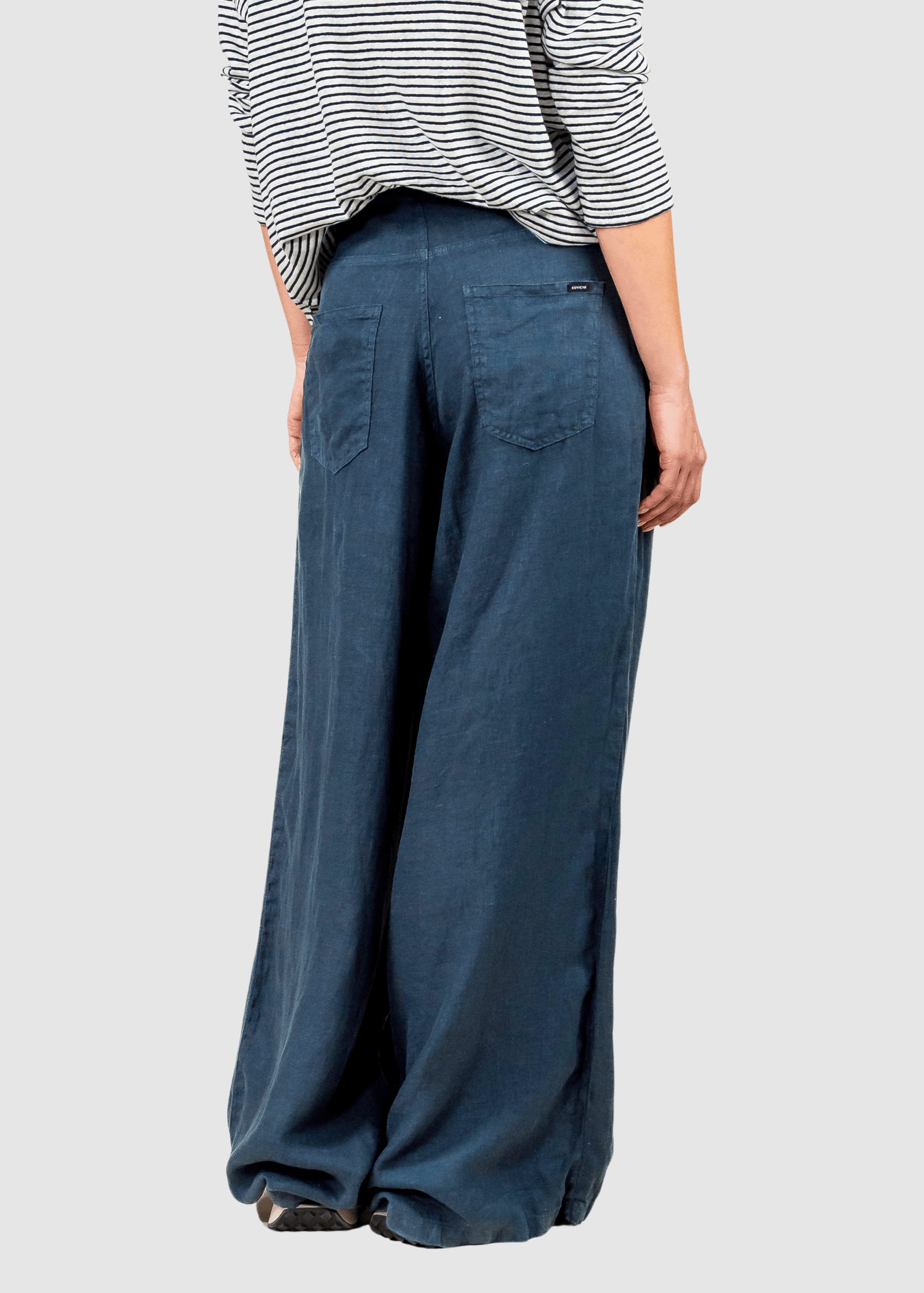 Loren Linen Pant Vintage Grey