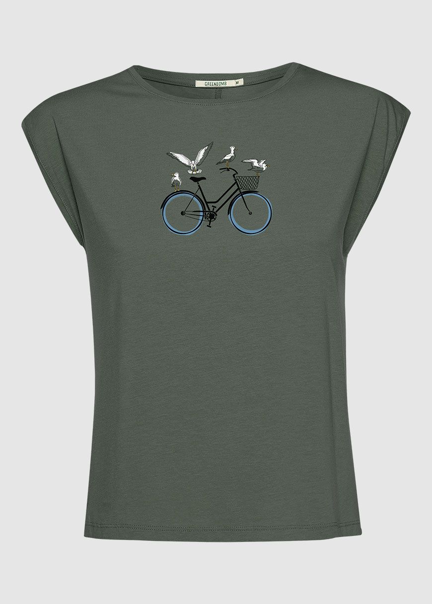 Bike Seagulls Timid