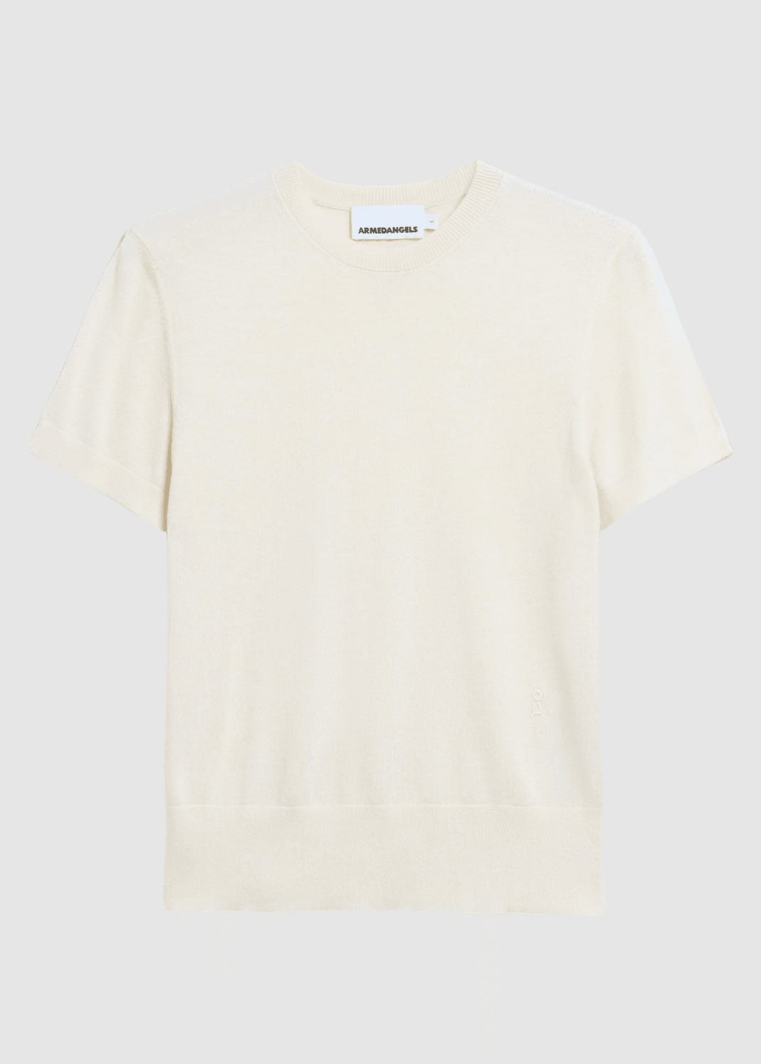 Fine S Sl Knit Sweater Oatmilk