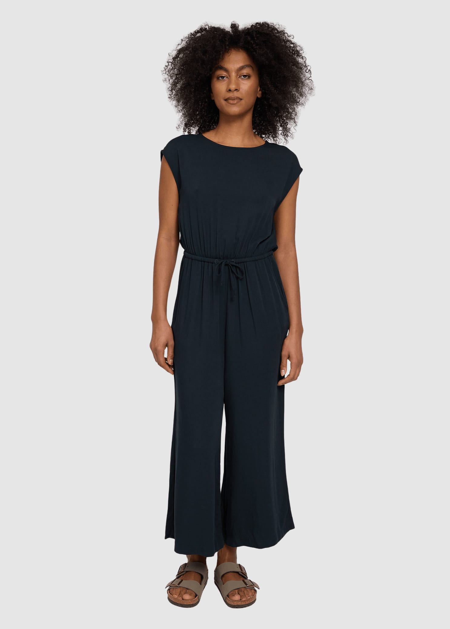 Viscose Jumpsuit Black