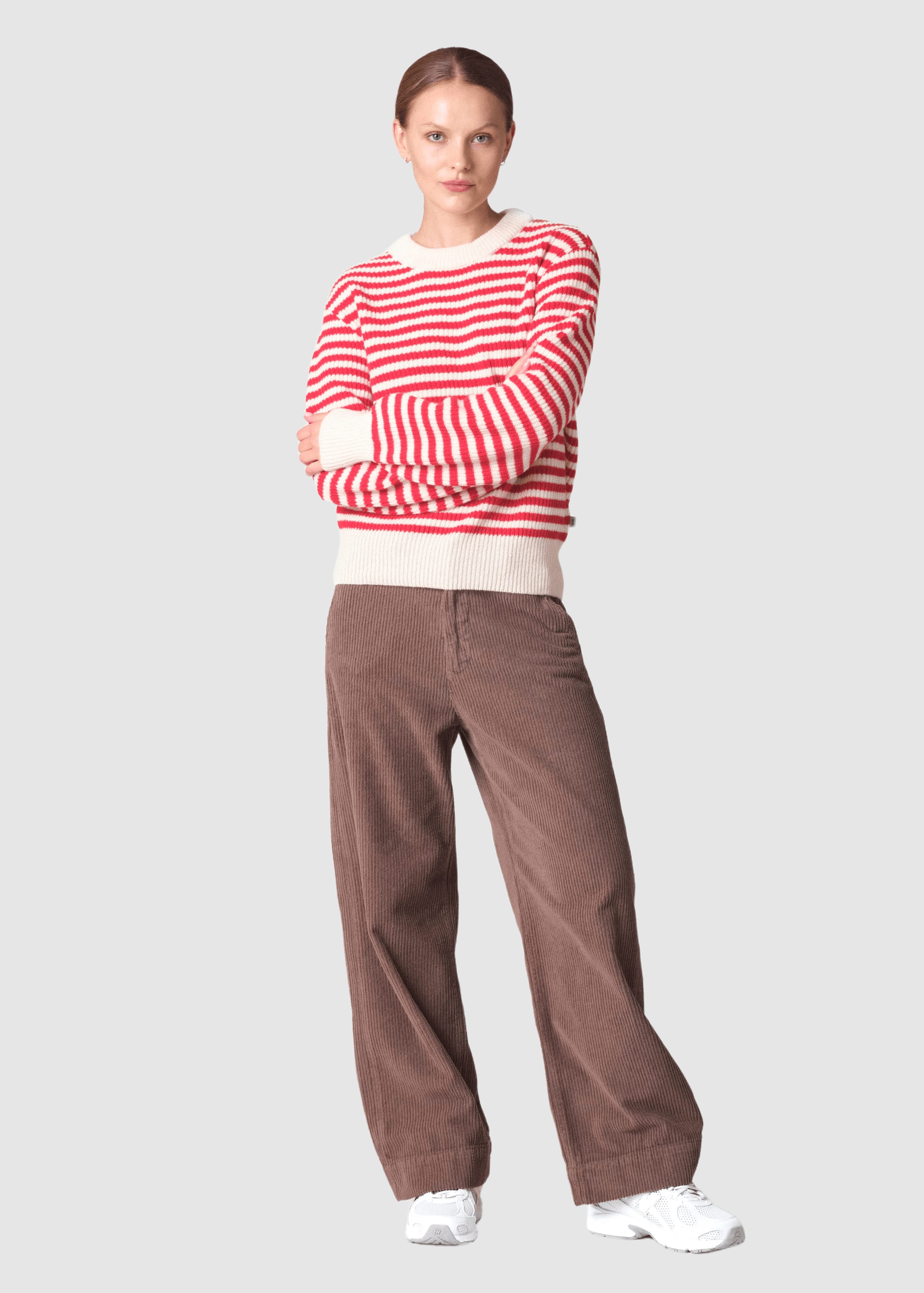Gunilla Knit Cream/Red