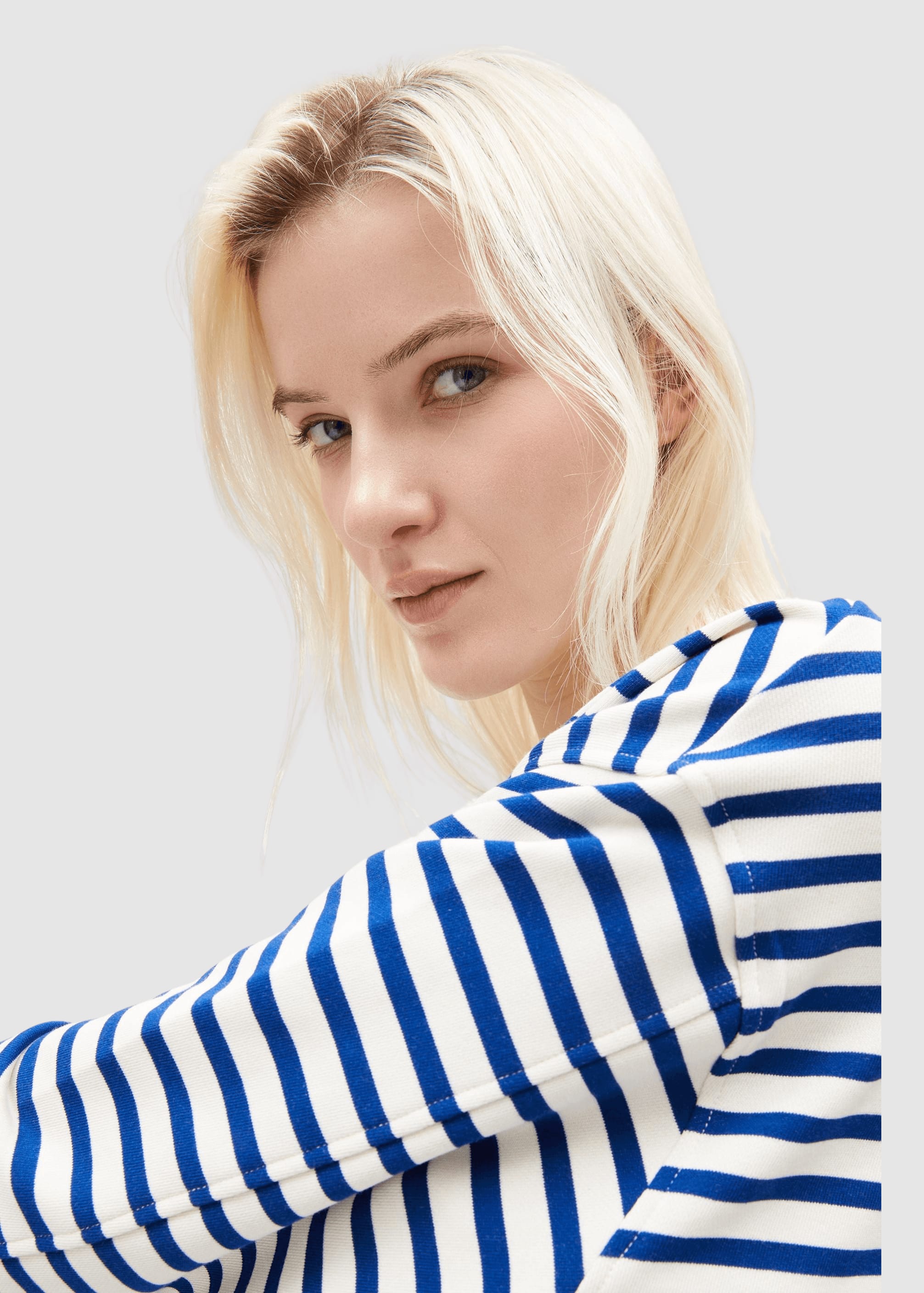 Frankaa Maarlen Stripe Sweat Undyed-Dynamo Blue Frankaa Maarlen Stripe Sweat Undyed-Dynamo Blue