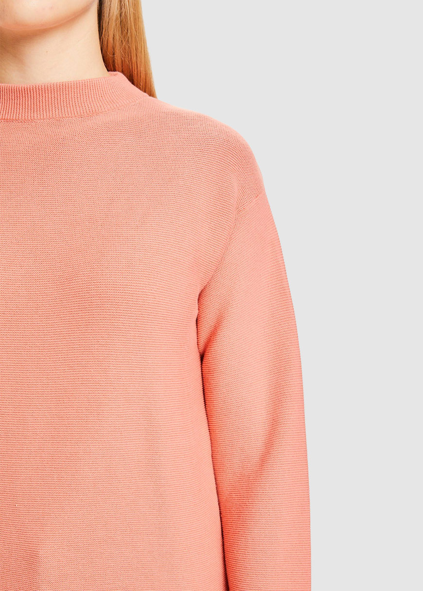 Myrthe Basic Cotton Mock Neck Myrthe Basic Cotton Mock Neck
