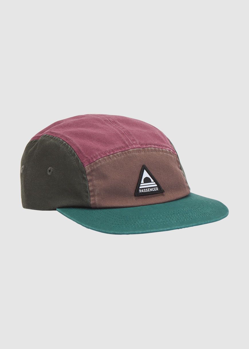 passenger_fixie_recycled_5_panel_cap_AW_25_PAS_U_CP_5_CBIZ_Grape_Multi_1_77f5be4ec3 Fixie Recycled 5 Panel Cap