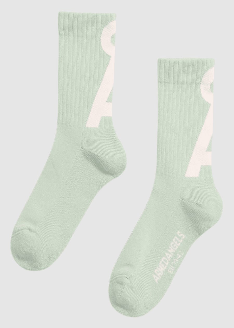 Saamus Short Socks W Foam Oatmilk