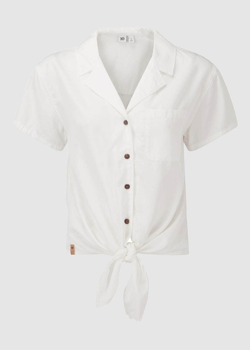 W Meander Tie Front Shirt W Meander Tie Front Shirt