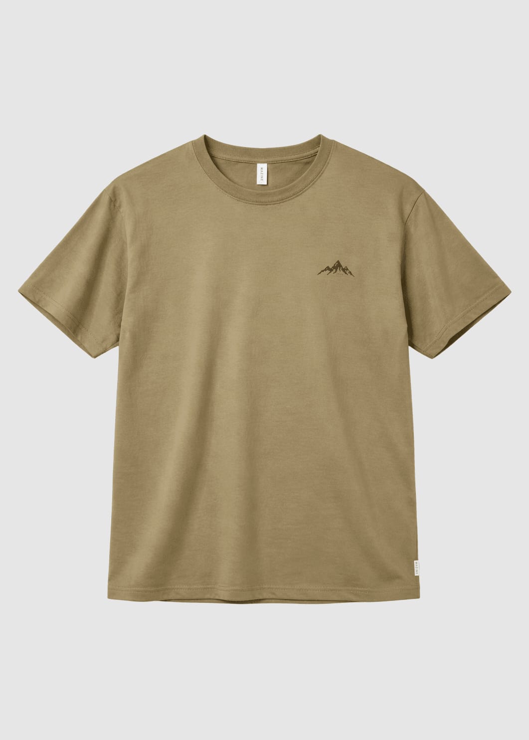 Chest Print T-Shirt Olive