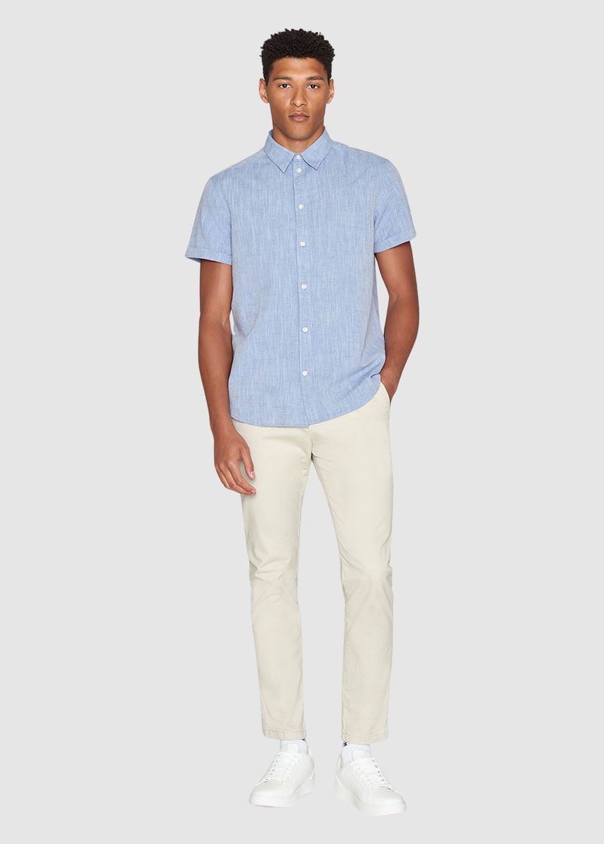 Regular Linen Short Sleeve Shirt