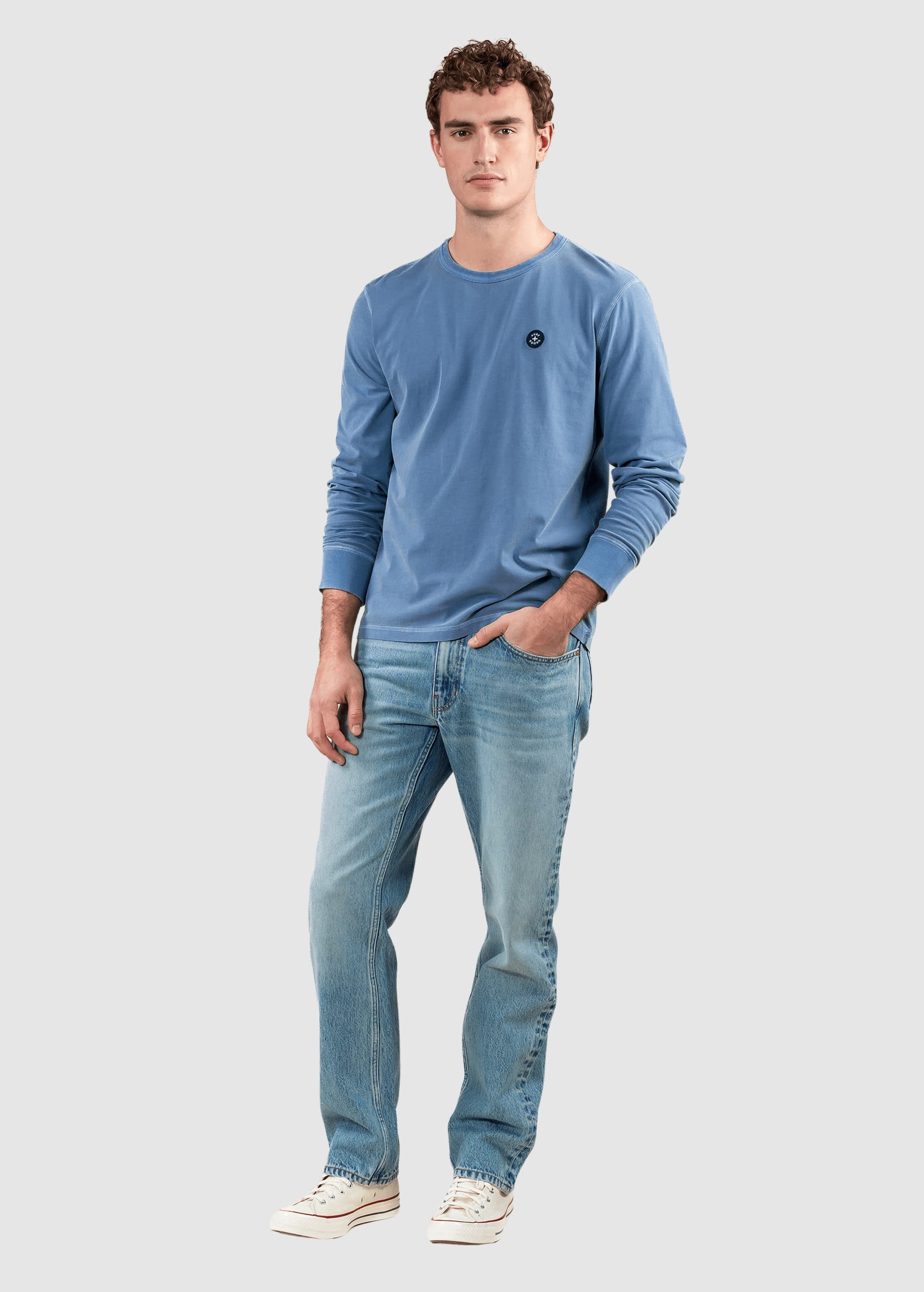 Mason Long Sleeve Steel Blue Mason Long Sleeve Steel Blue
