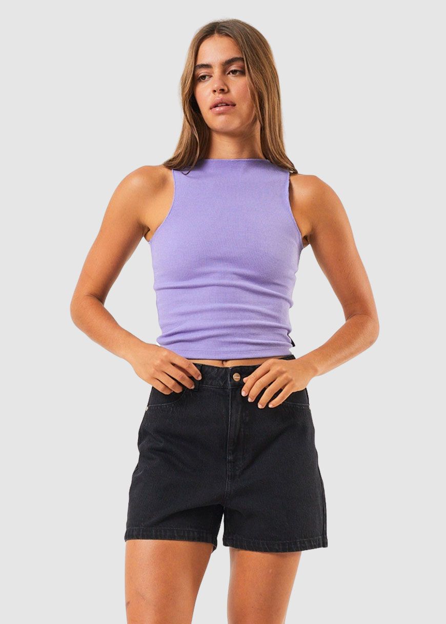 Seventy Three's Organic Denim High Waisted Shorts