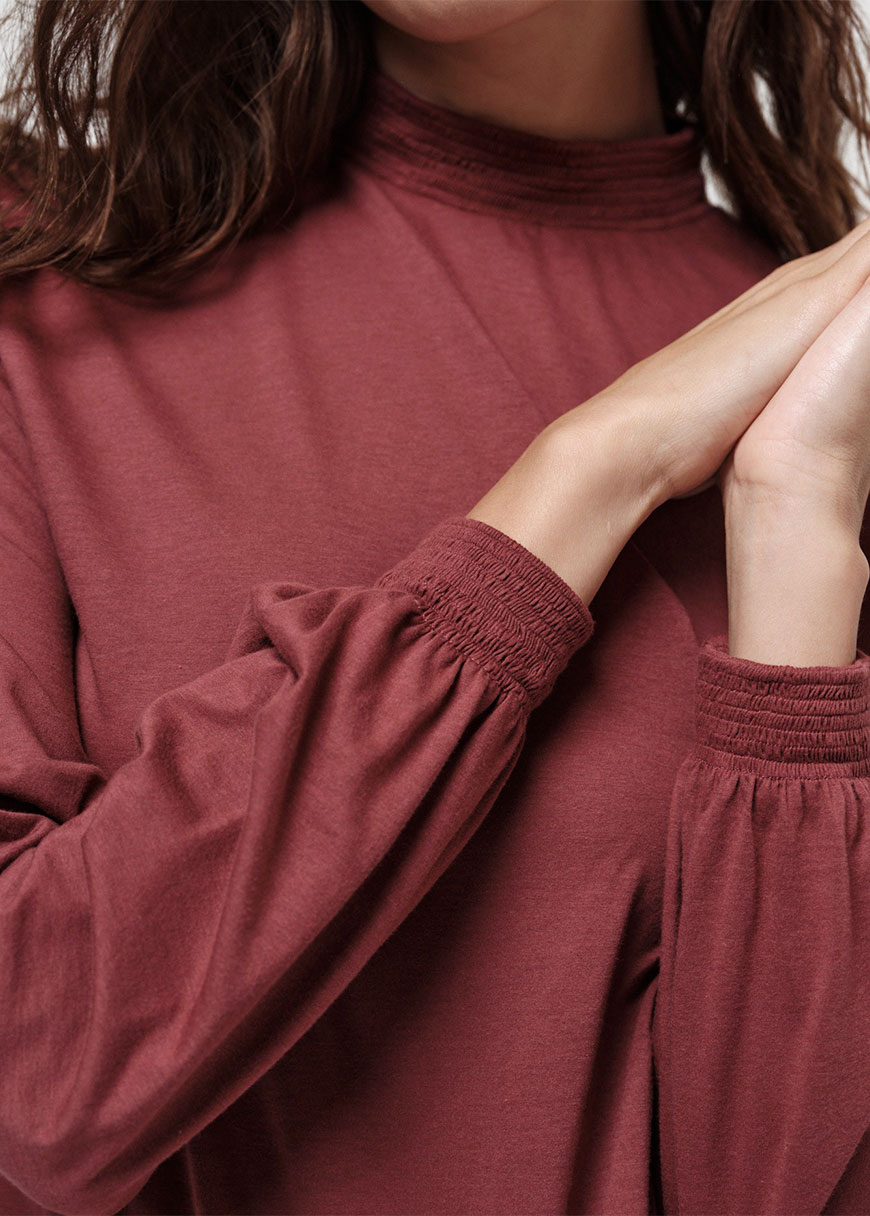 Smock-Kragenshirt Smock-Kragenshirt