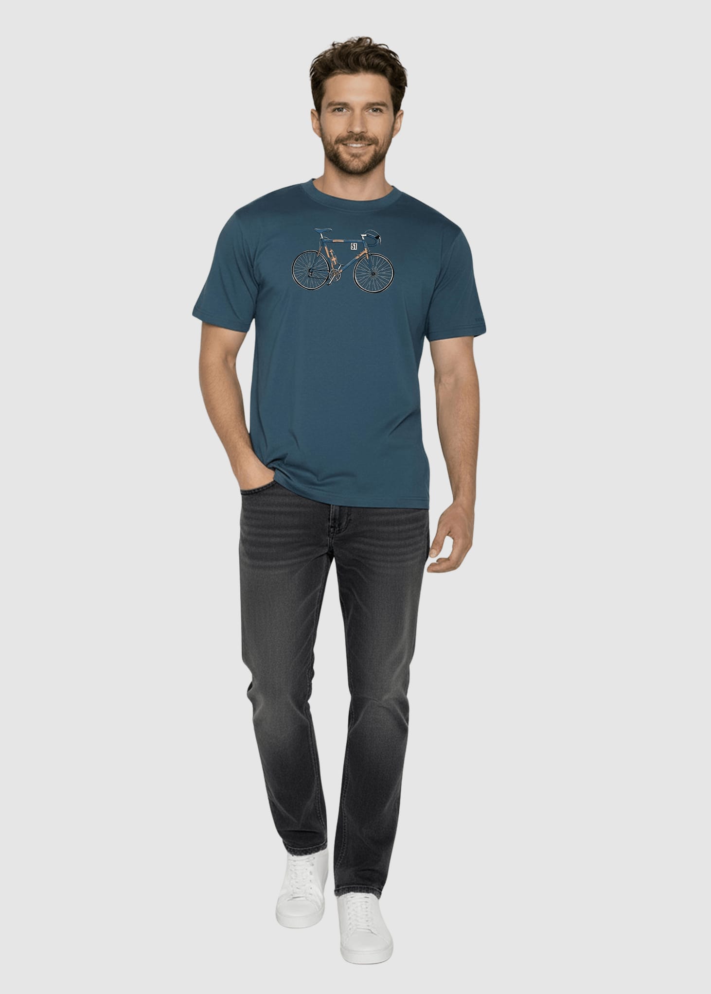 Knut 2 Fusion T-Shirt Blue Pine
