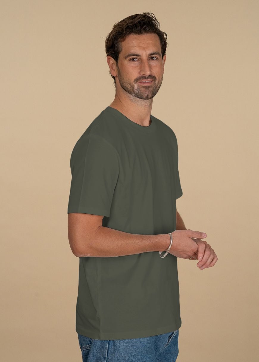 GXB-STTU169-KHAKI-02.jpg Classic T-Shirt Man Khaki