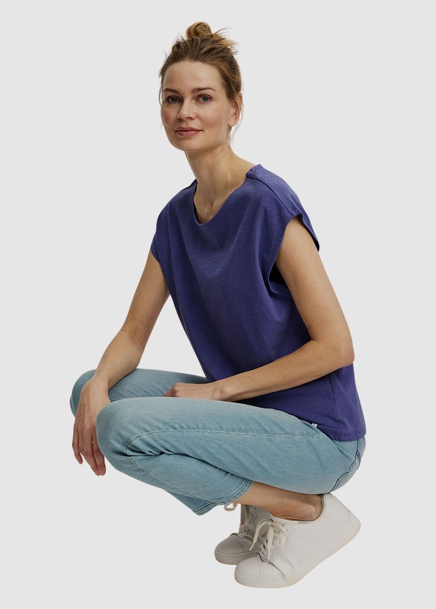Lässiges Slub-Shirt