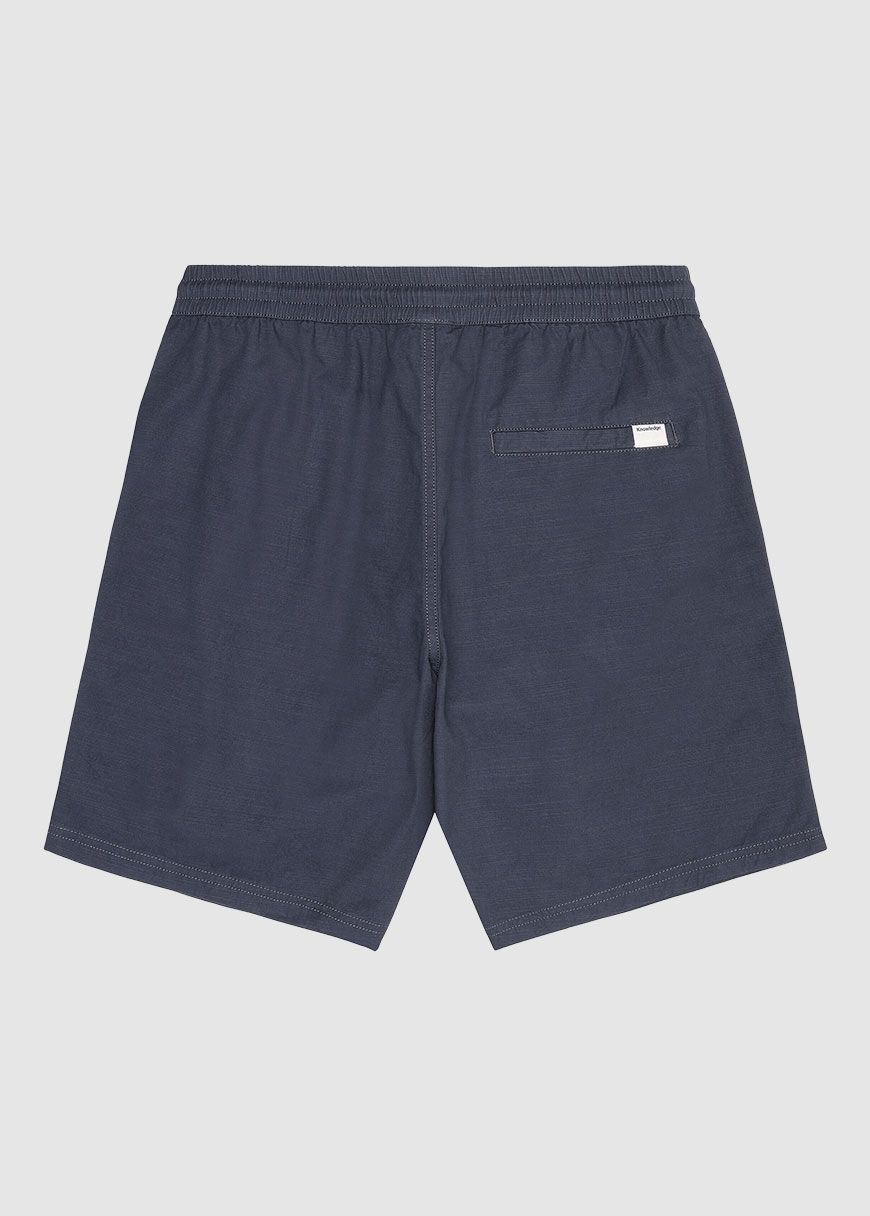 Boardwalk Slub Shorts With Elastic Waist
