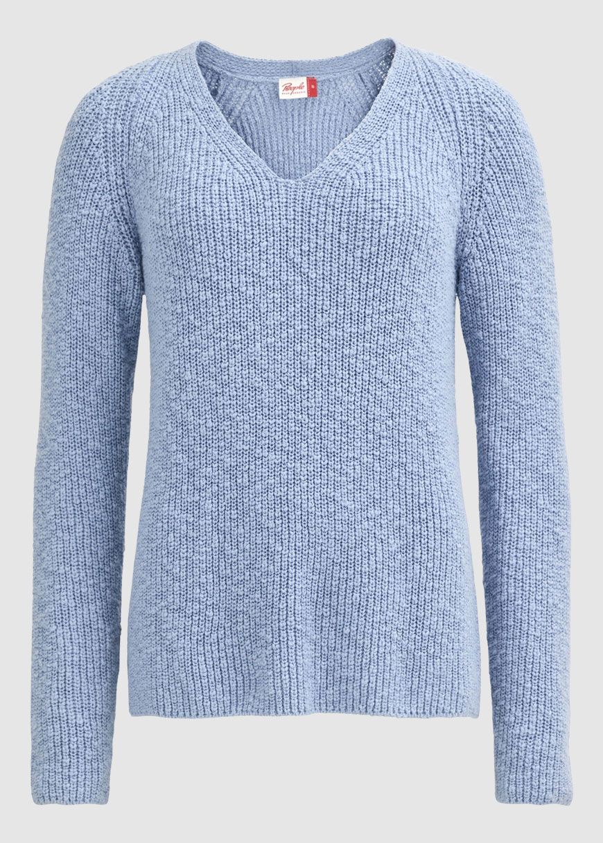 Slub Rippstrick Pullover