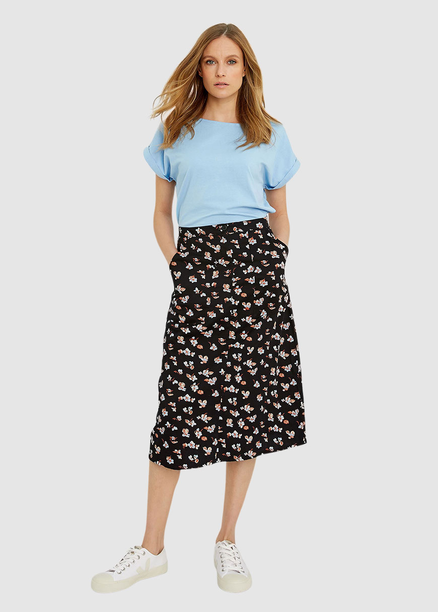 Thandie Floral Skirt