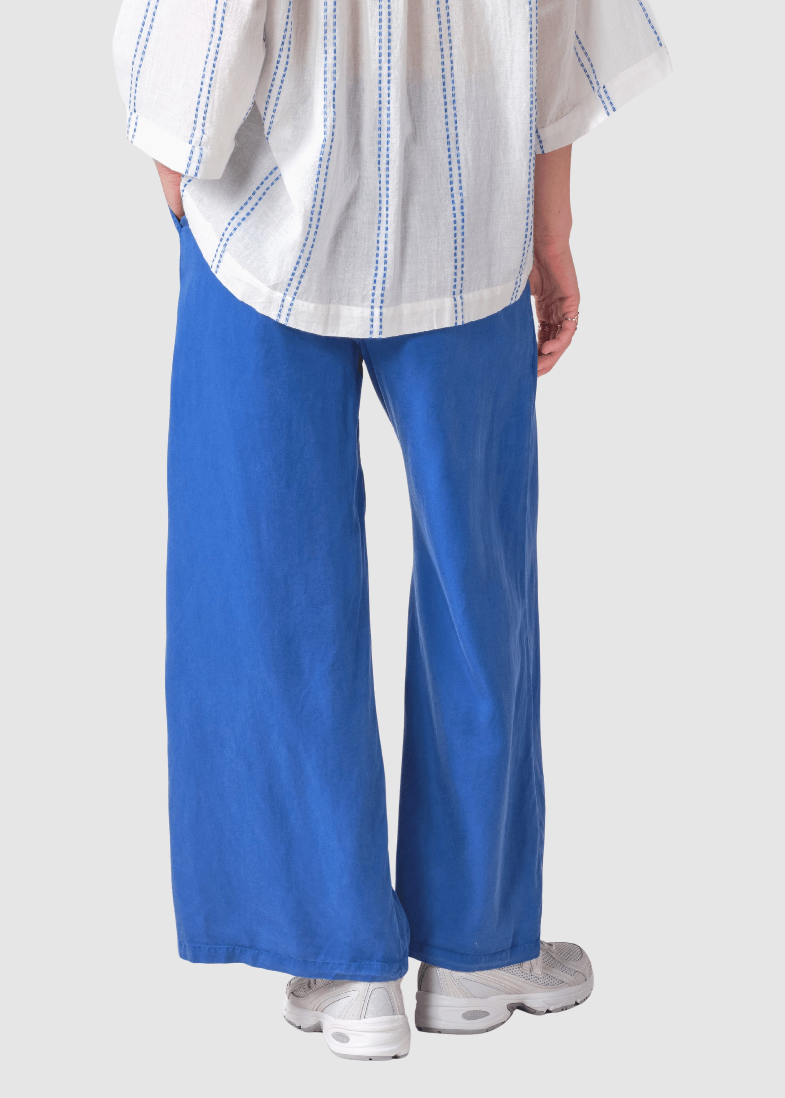 Kaja Lyocell Pants Surf Blue