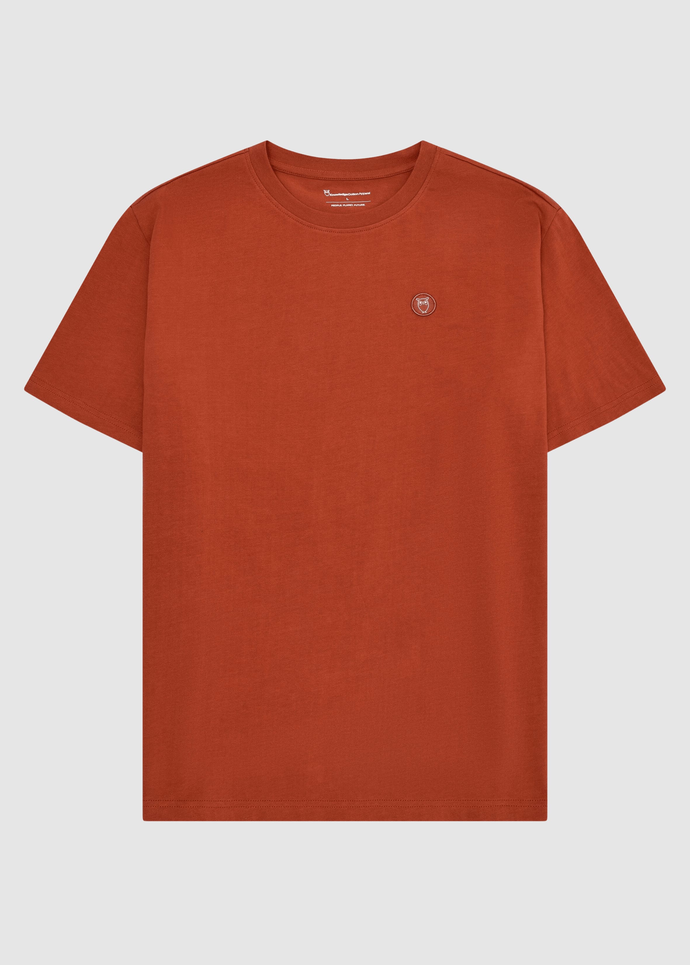 Badge T-Shirt Burnt Brick