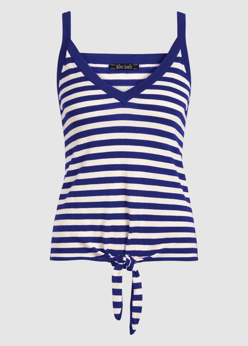 Isa Knot Camisole Classic Stripe