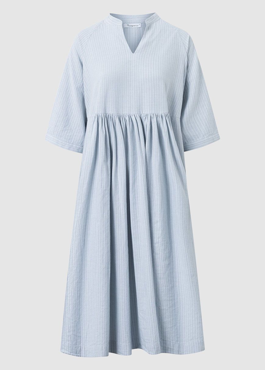 Grandad Collar SS Shirt Dress