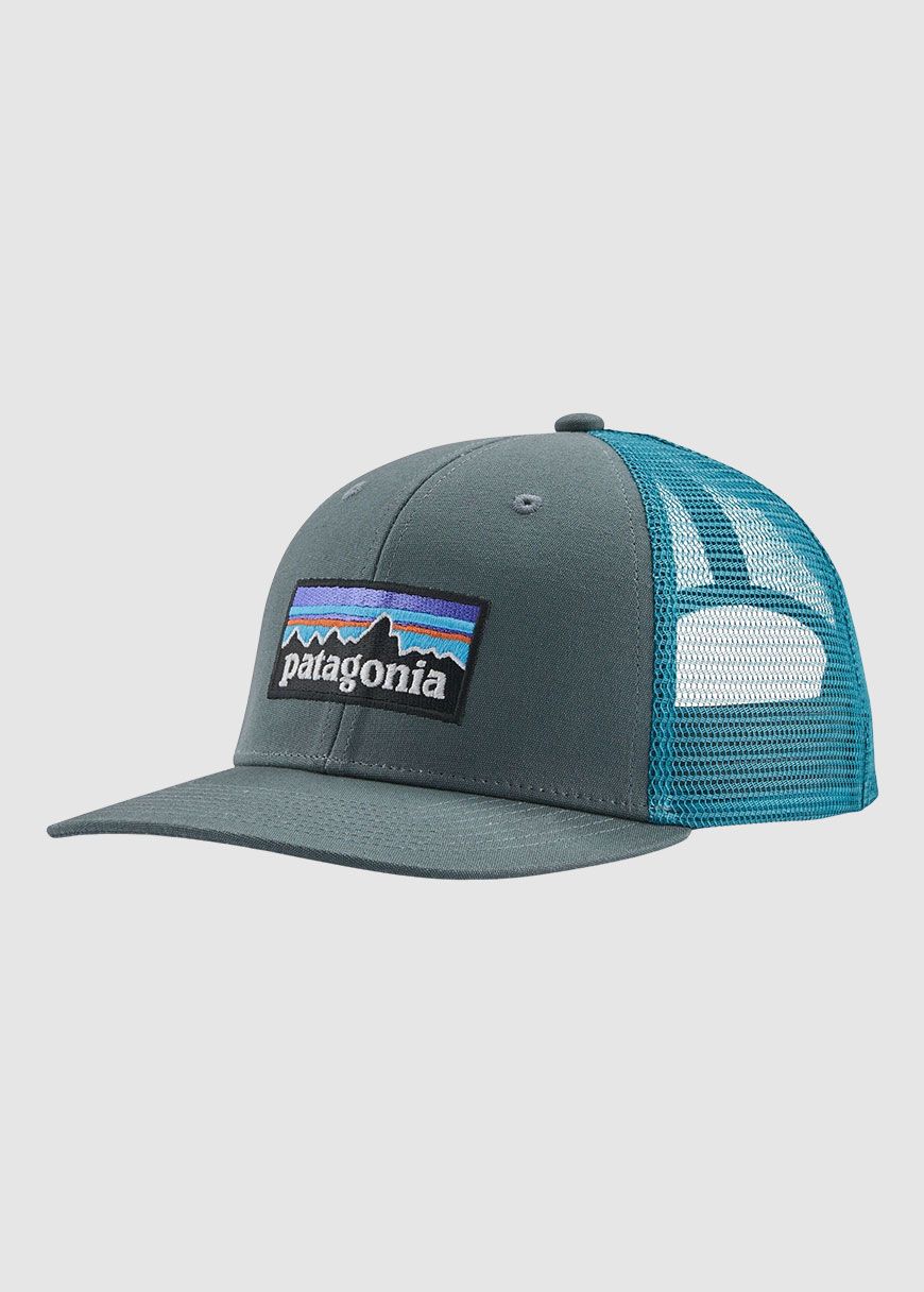 patagonia p 6 logo trucker hat