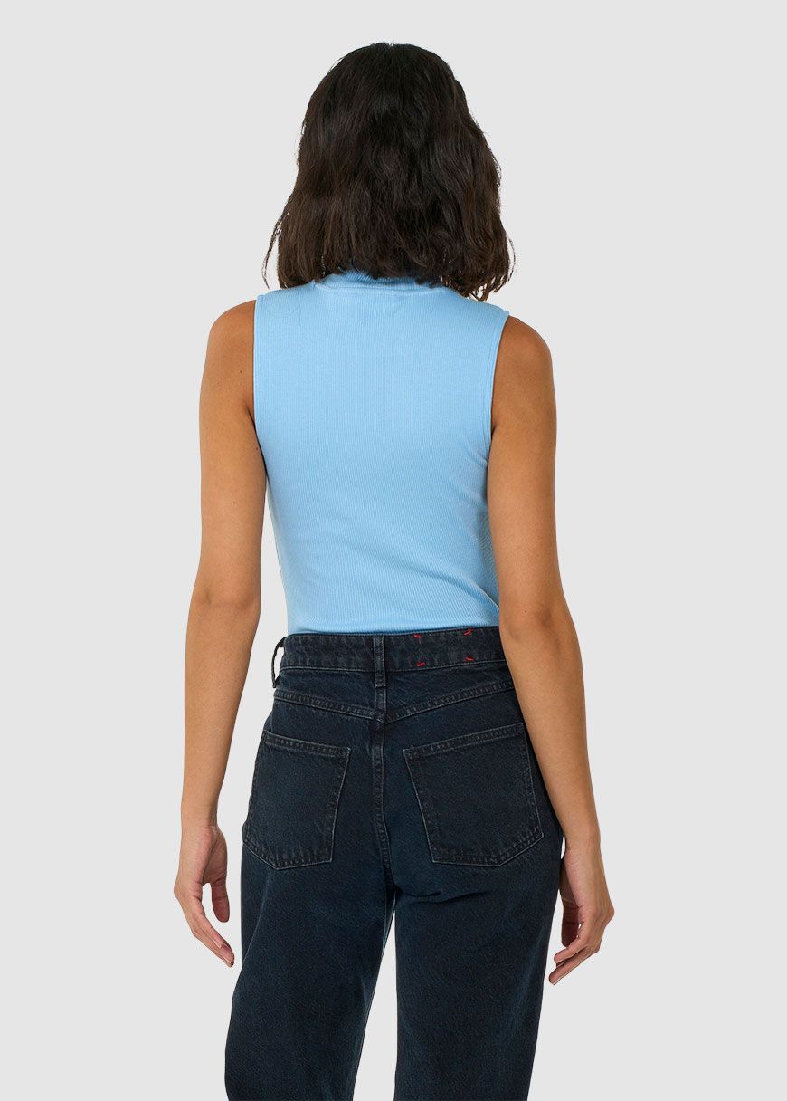 High Neck Rib Top High Neck Rib Top