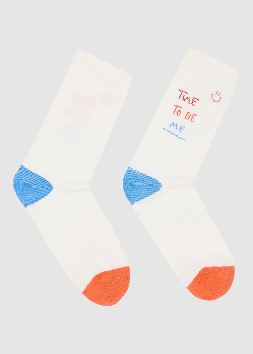 Socken mit Intarsie Socken mit Intarsie