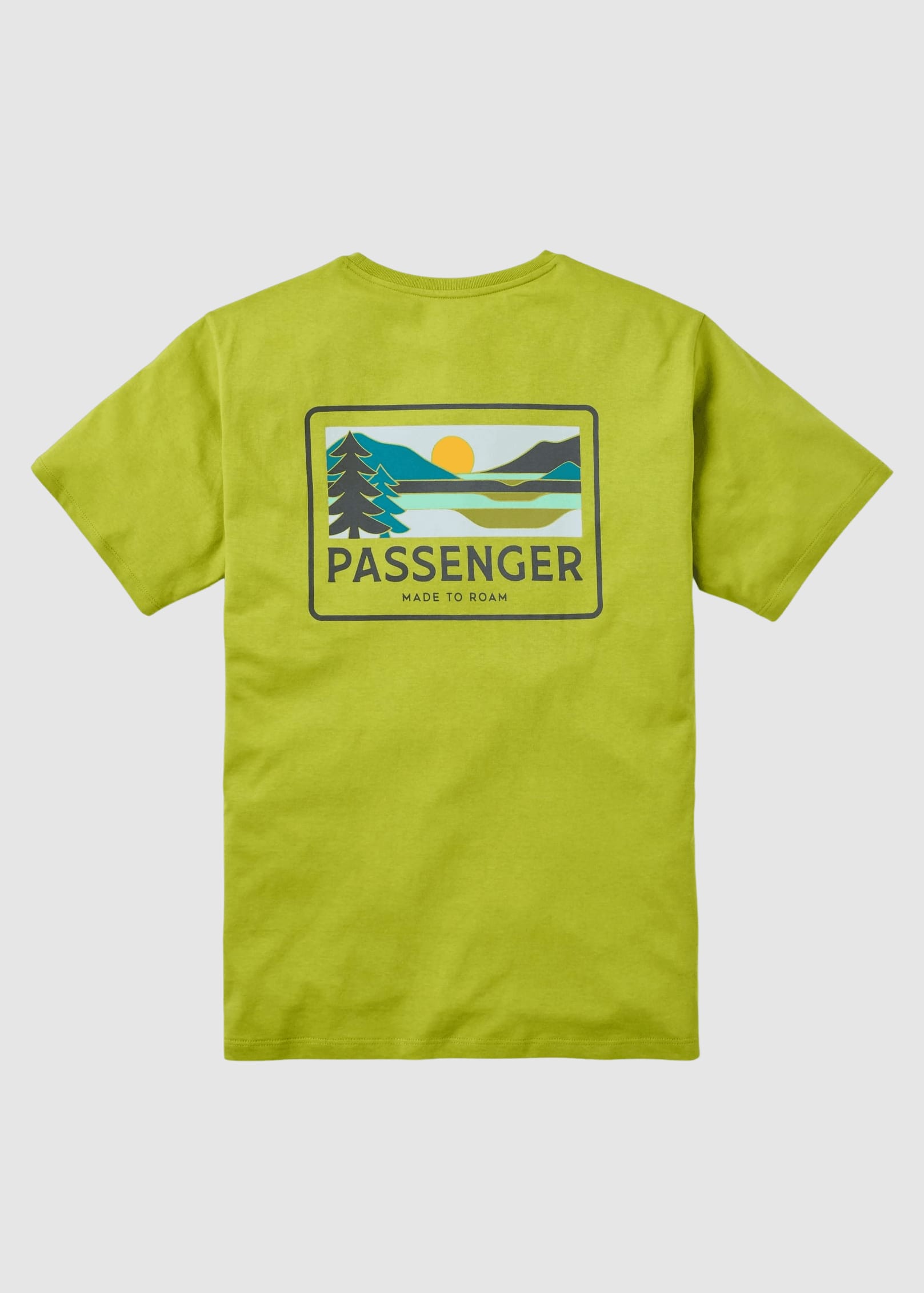 Roamer Men's Recycled Cotton T-Shirt Tea Green