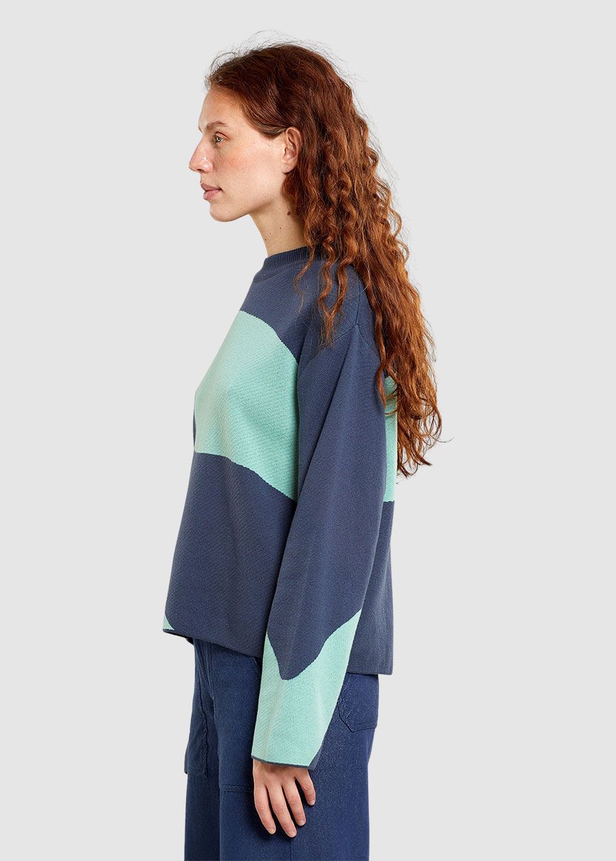 Sweater Limhamn Flowy Block