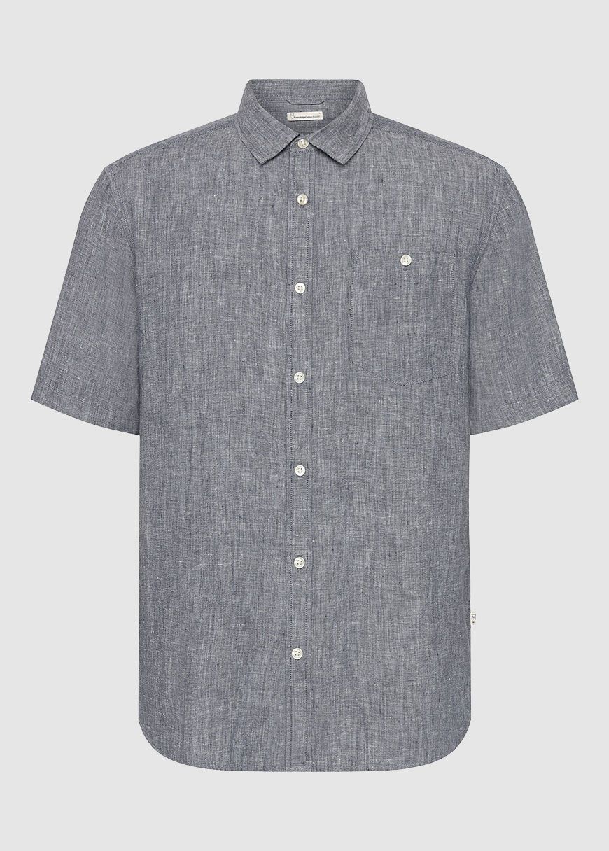 Regular Linen Short Sleeve Shirt