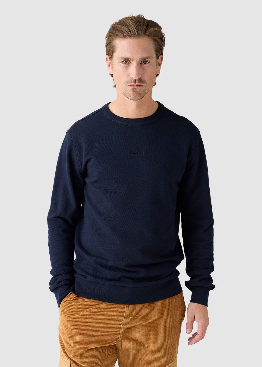 knowledge_cotton_apparel_embroidery_crew_neck_AW_25_KCA_1030089_1412_Night_Sky_1_ce9c5a8916 Embroidery Crew Neck