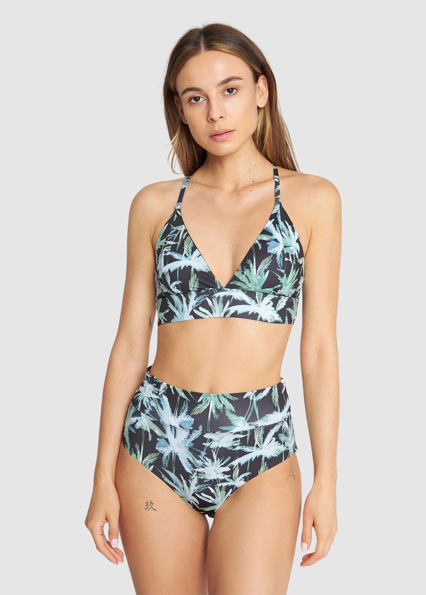 Bikini Top Alva Painted Palmtrees Bikini Top Alva Painted Palmtrees
