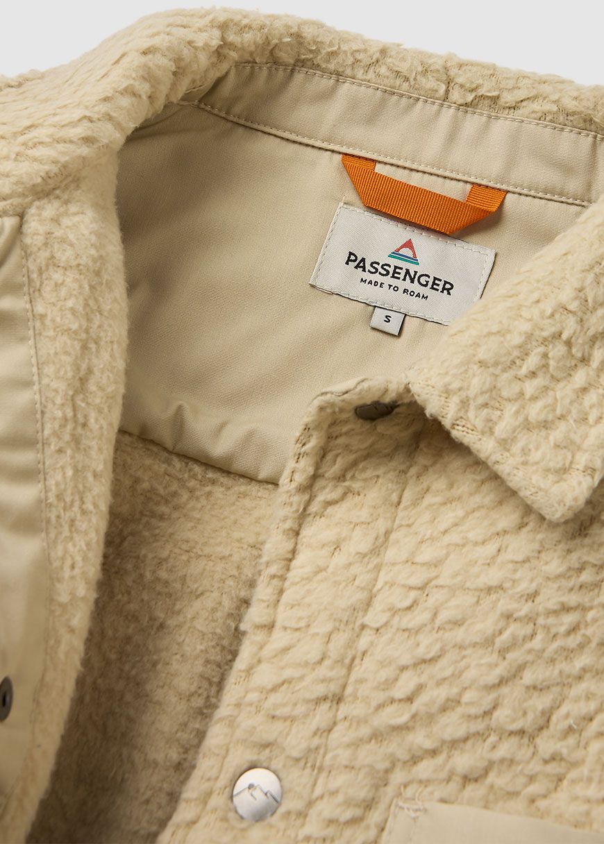 Rappel Recycled Sherpa Oversized Shirt