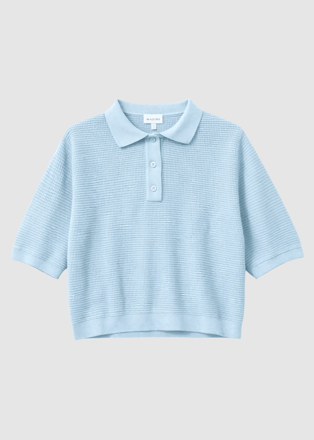 Knit Polo Dream Blue Knit Polo Dream Blue