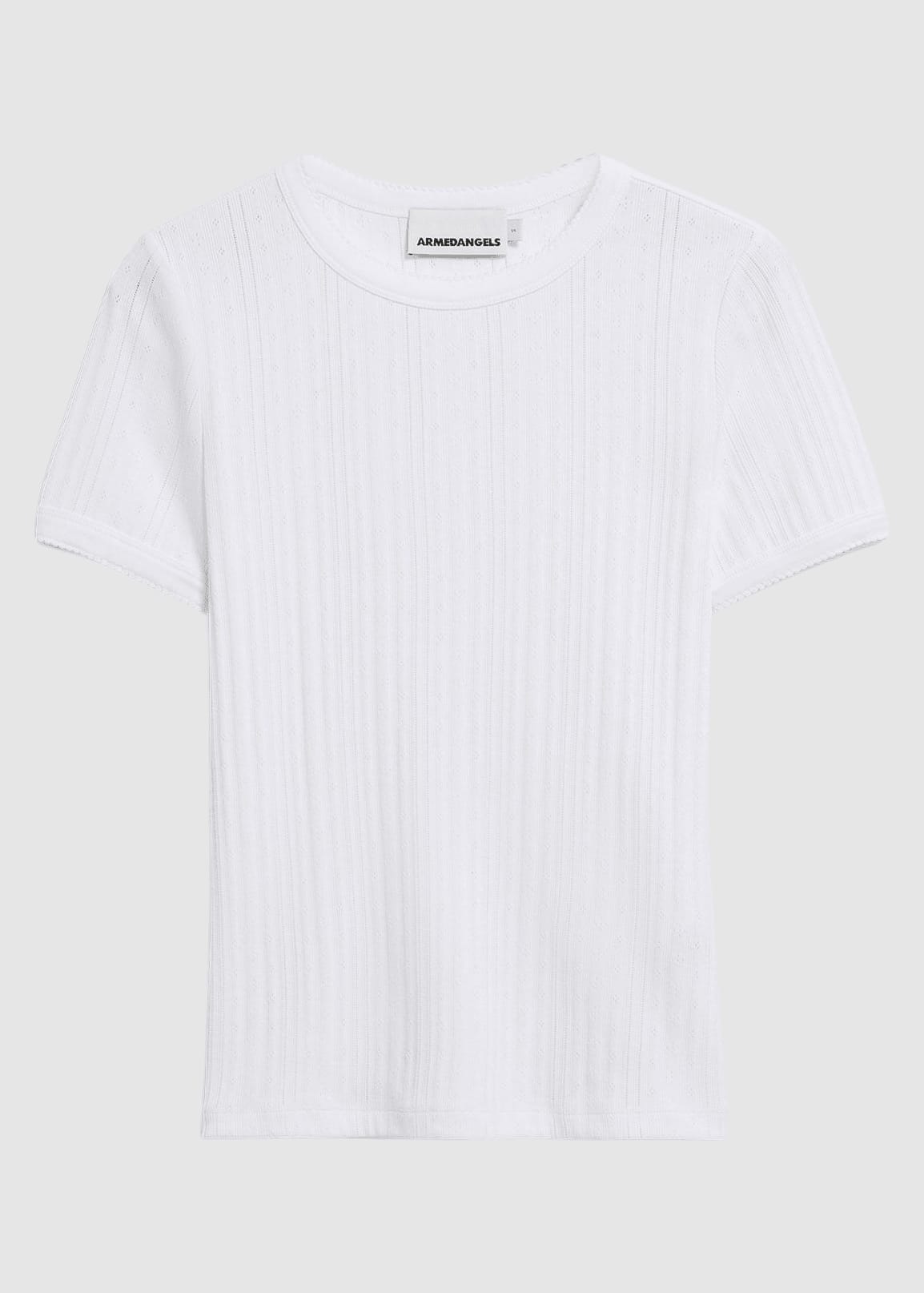 Pointelle T-Shirt White