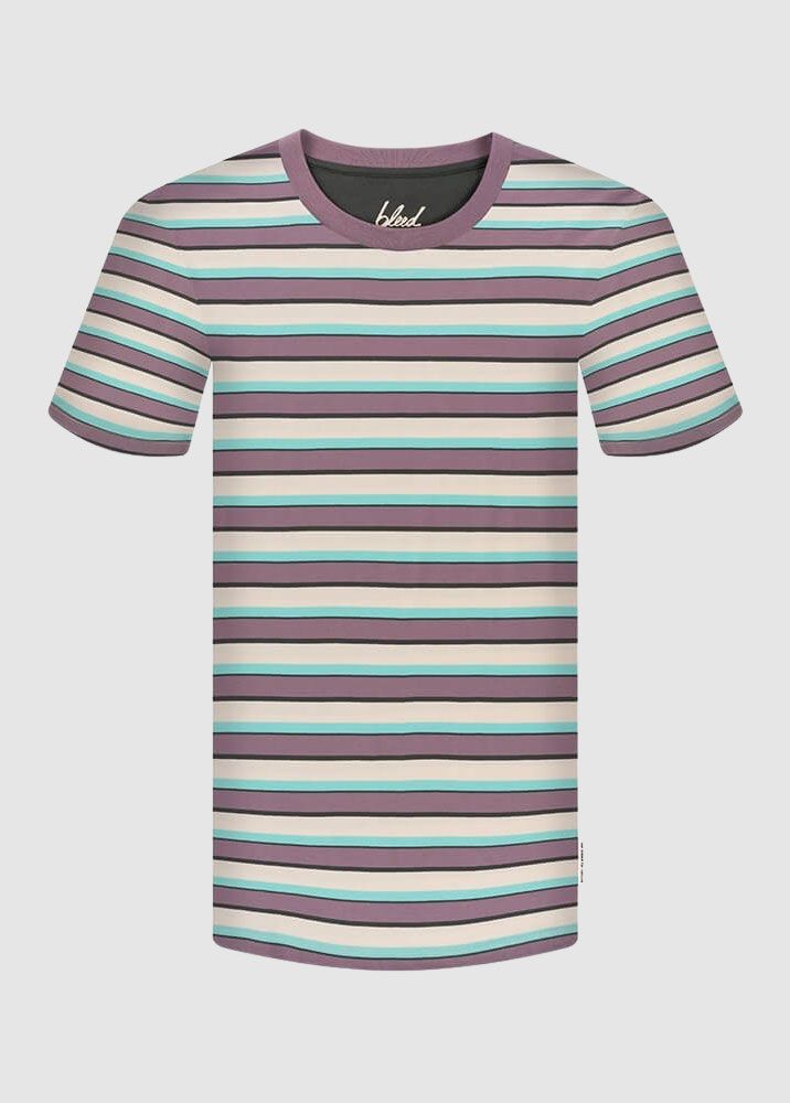 Multicolor-Stripe T-Shirt Multicolor-Stripe T-Shirt