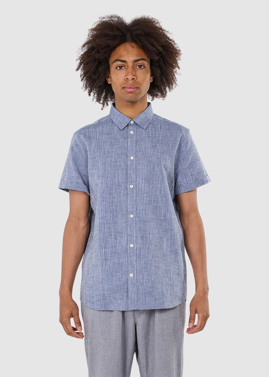 Custom Fit Linen Short Sleeve Shirt