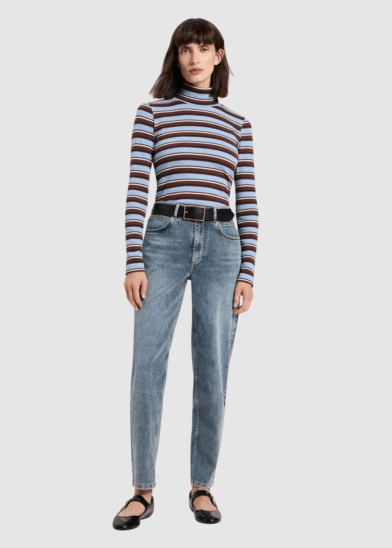 Rollkragenshirt Chocolate Multicolour