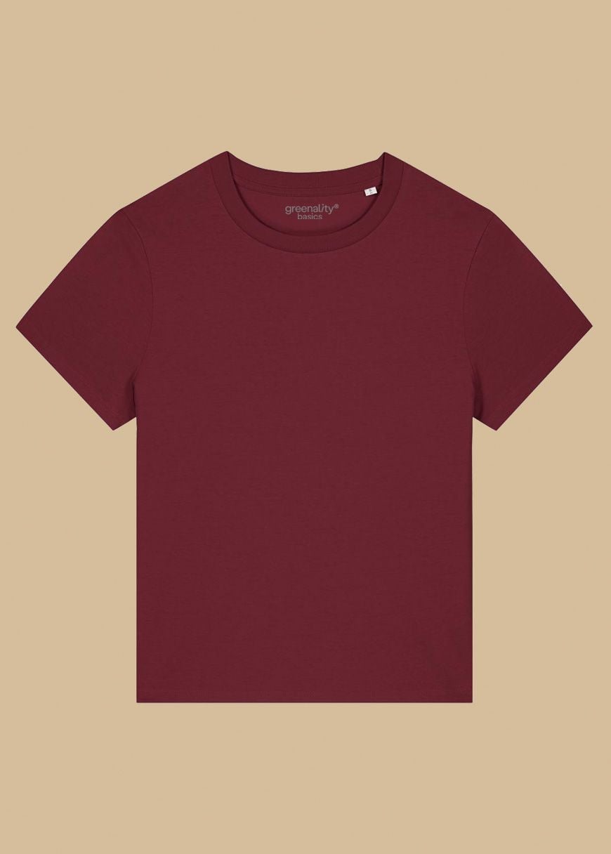 GXB-STTW172-BURGUNDY-01.jpg Classic T-Shirt Woman Burgundy